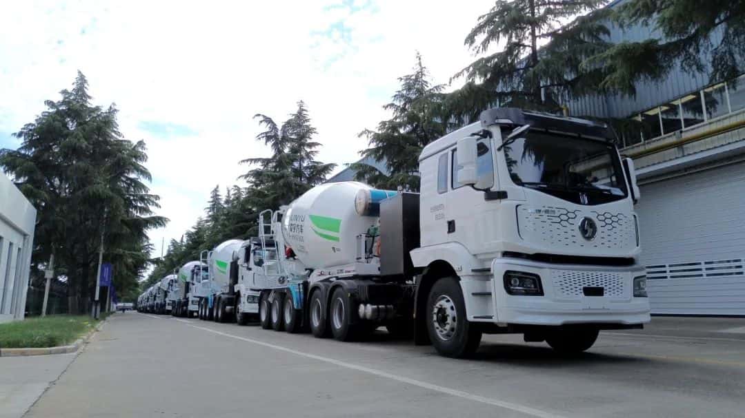 “多拉快跑”利器！中集車輛20臺EV·DTB半掛攪拌車挺進大灣區